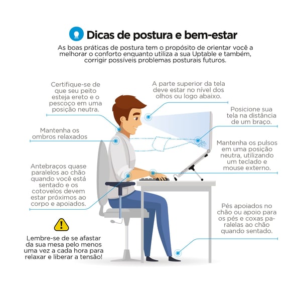 Dicas de postura e bem-estar